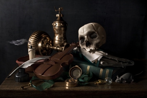 Dutch still life In plastic